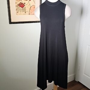 Philosophy Black Midi Dress,‎ Hi/low Hem. Stunning. Size Meduim